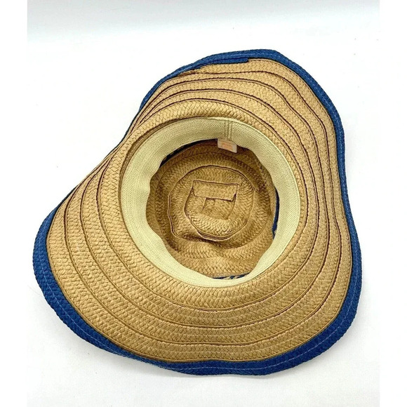 New Pistil Wide Brim Floppy Summer Straw Sun Hat Beach Women's Unisex OS NWT - Picture 11 of 13